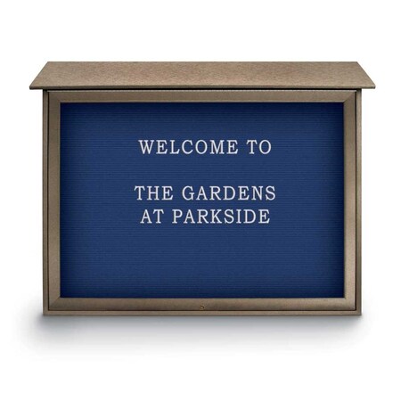 United Visual Products Indoor Enclosed Combo Board, 42"x32", White Frame/Green & Amethyst UVCB4232W-GREEN-AMETHY
